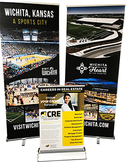 Retractable banner and large formatted prints